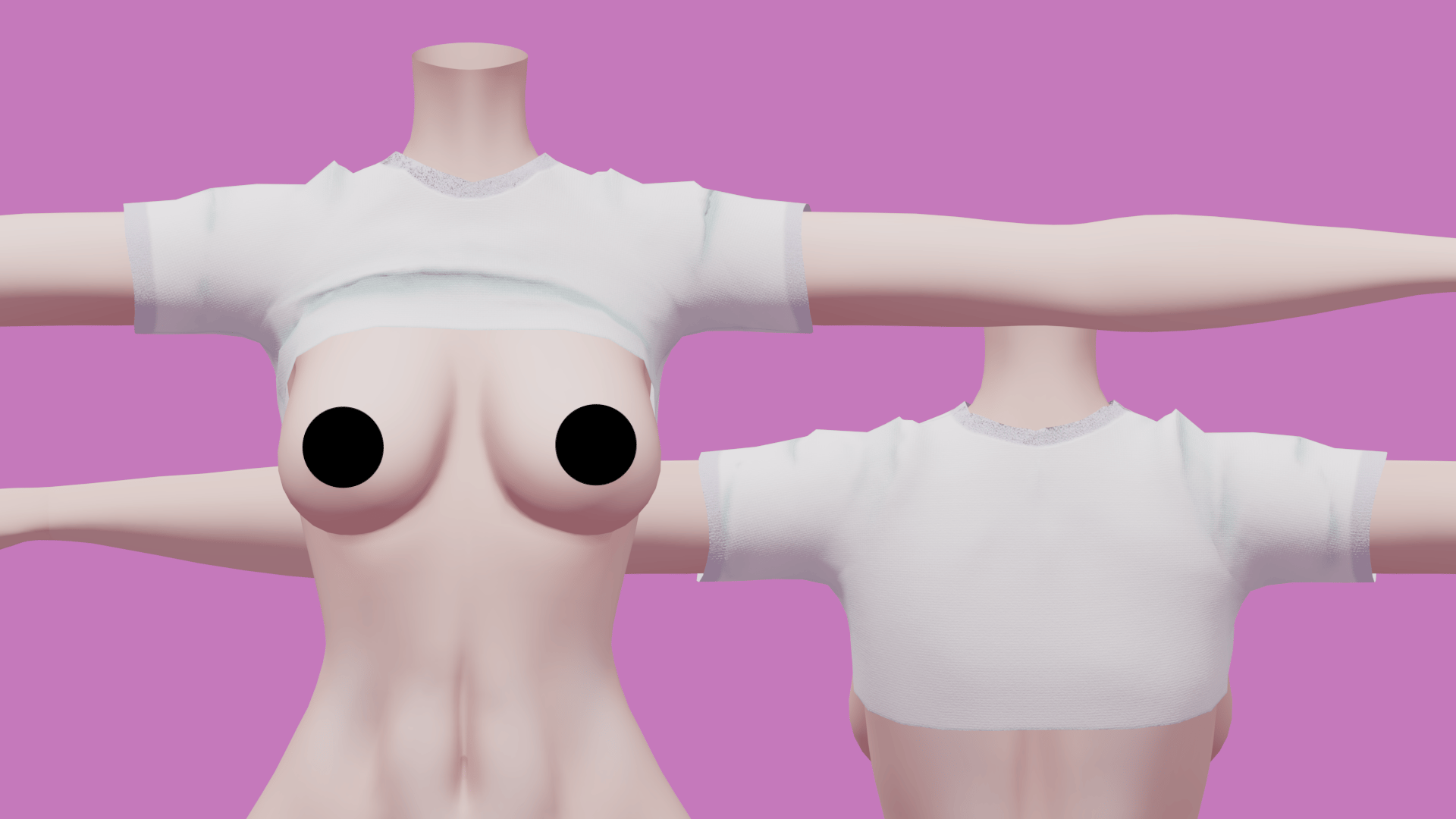 Cropped Tee - Lewd Set