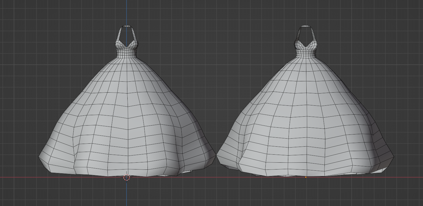 Optimized Princess Gown - VrBase