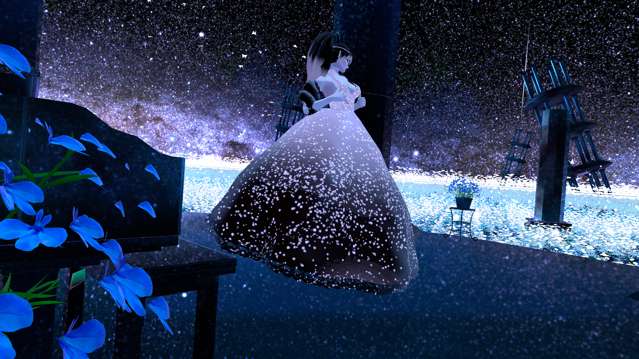 Optimized Princess Gown - VrBase