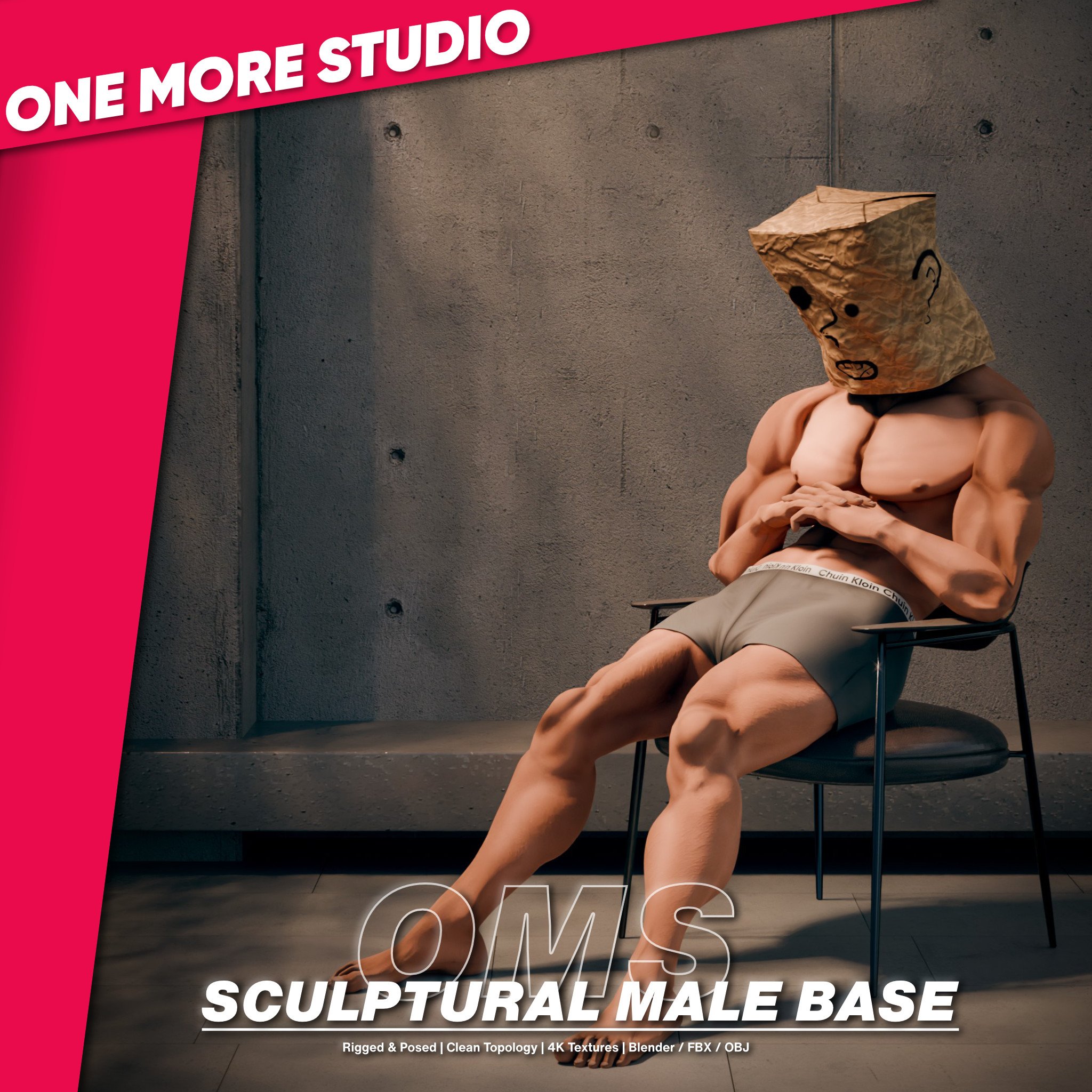 OMS Sculptural Male Base | One More Studio | Free