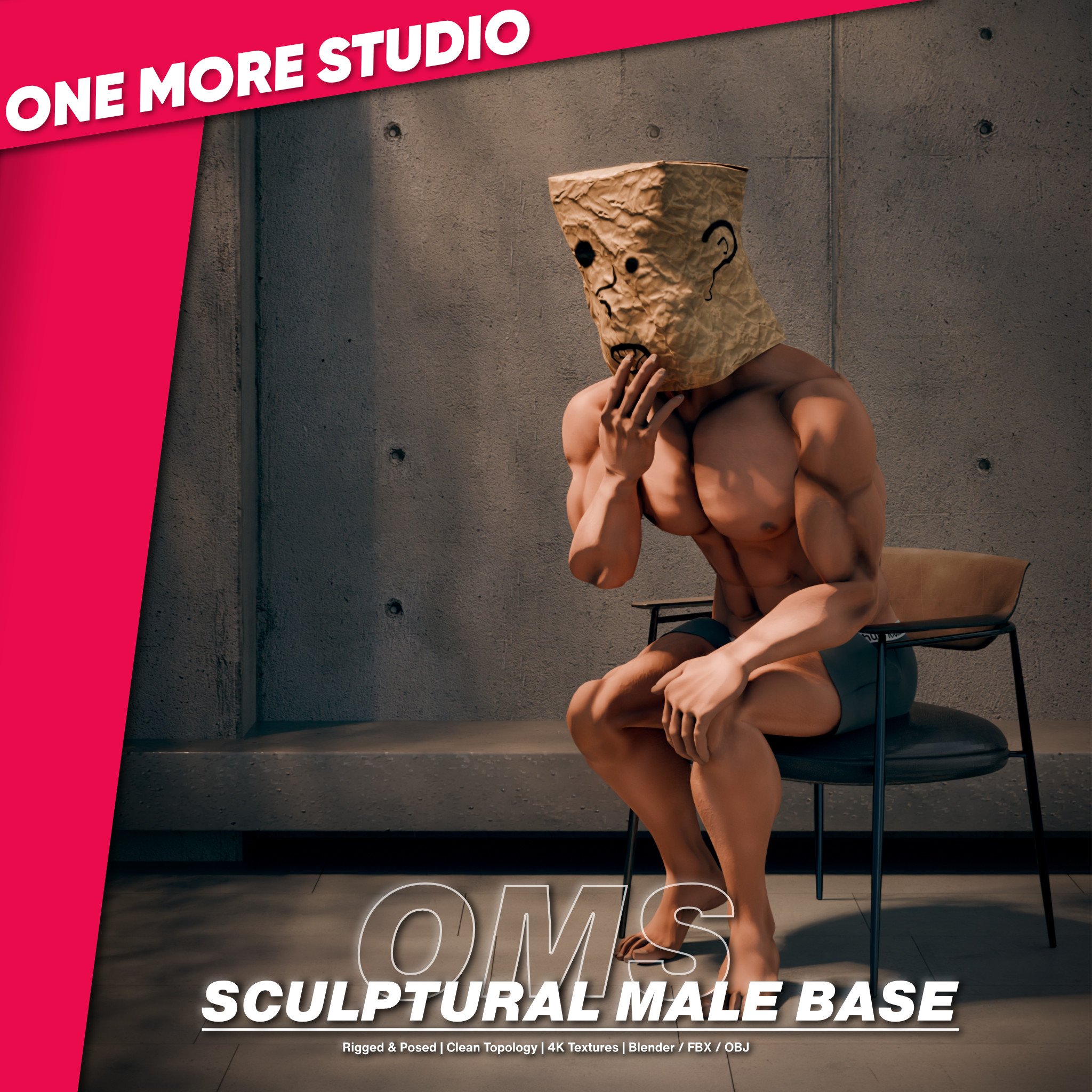 OMS Sculptural Male Base | One More Studio | Free