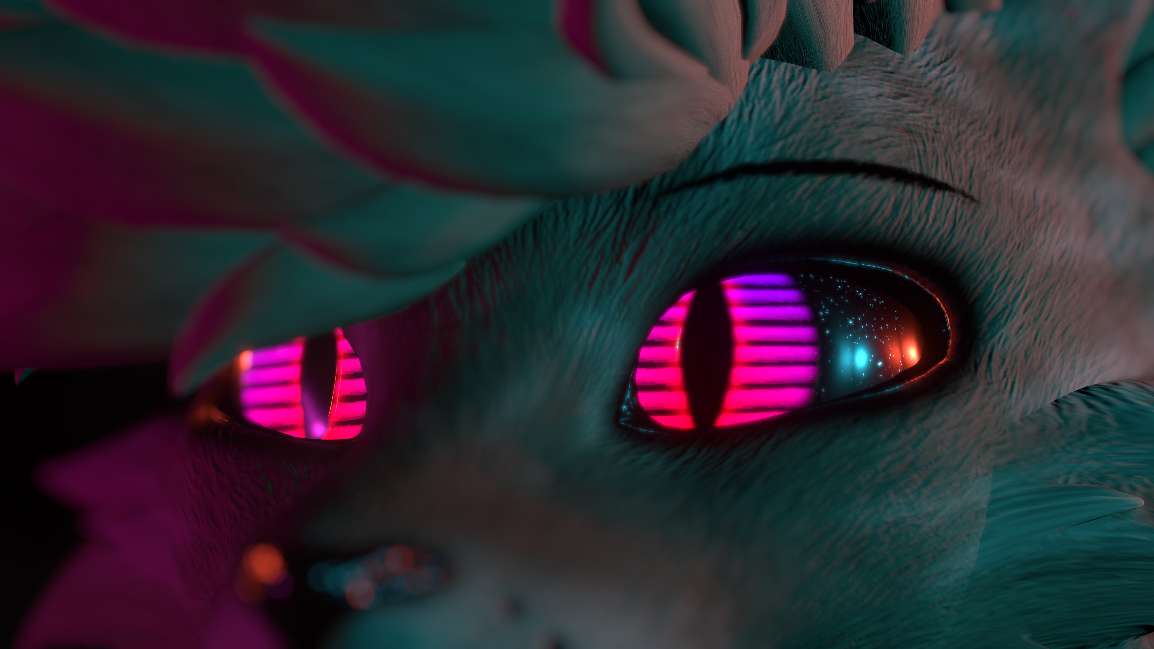 Rexouium Synthwave Eye Textures Pack