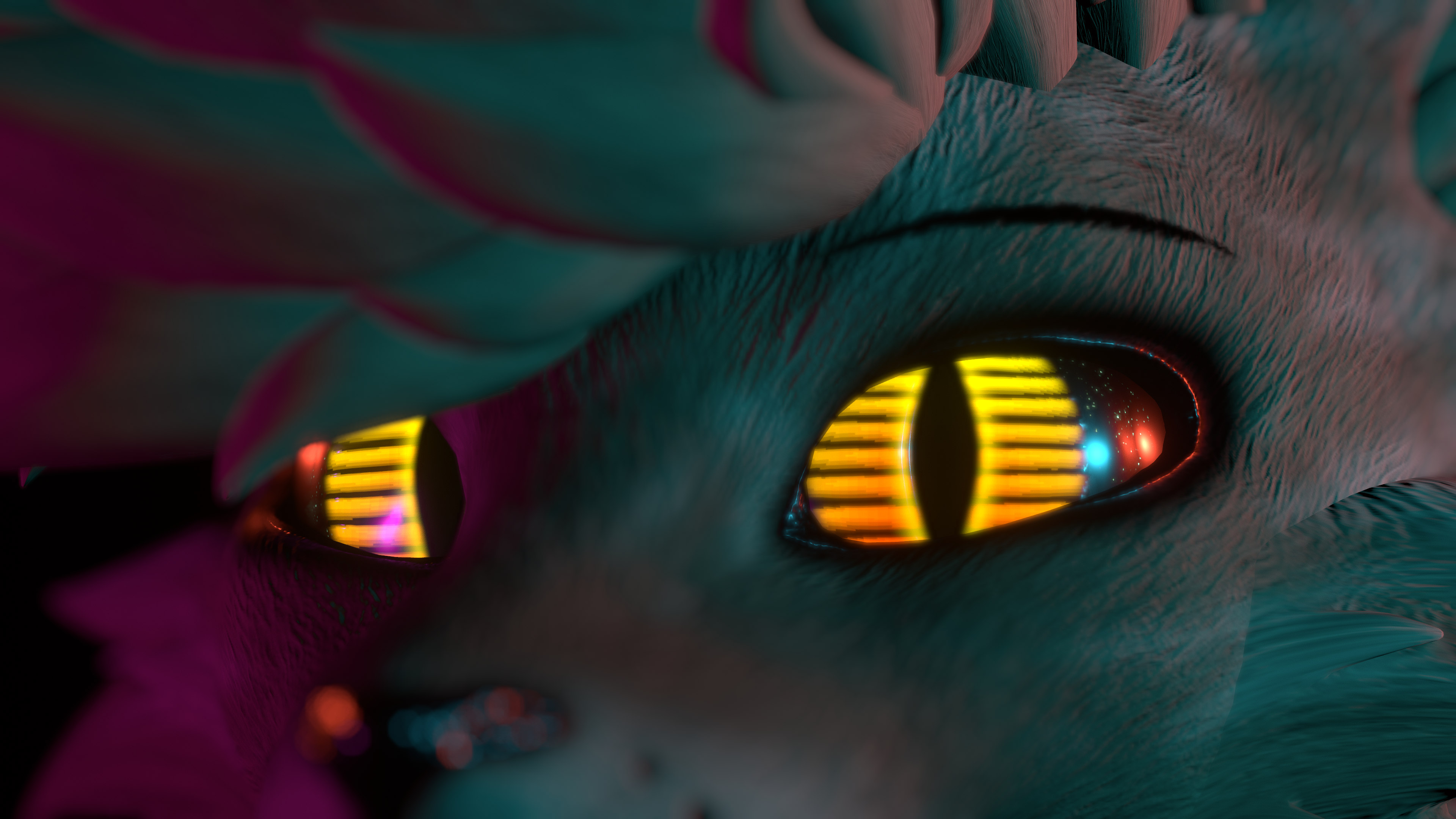 Rexouium Synthwave Eye Textures Pack