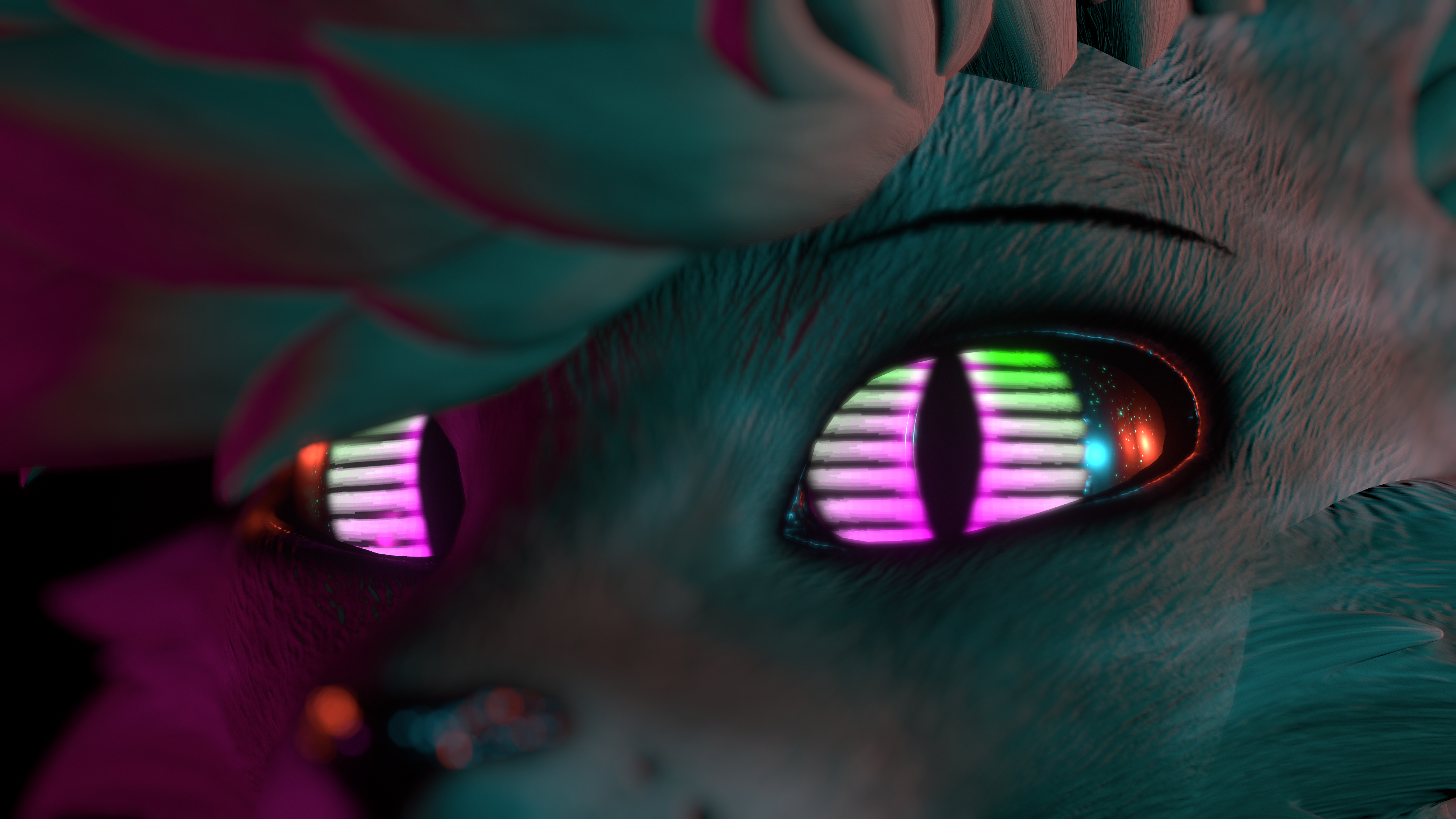 Rexouium Synthwave Eye Textures Pack
