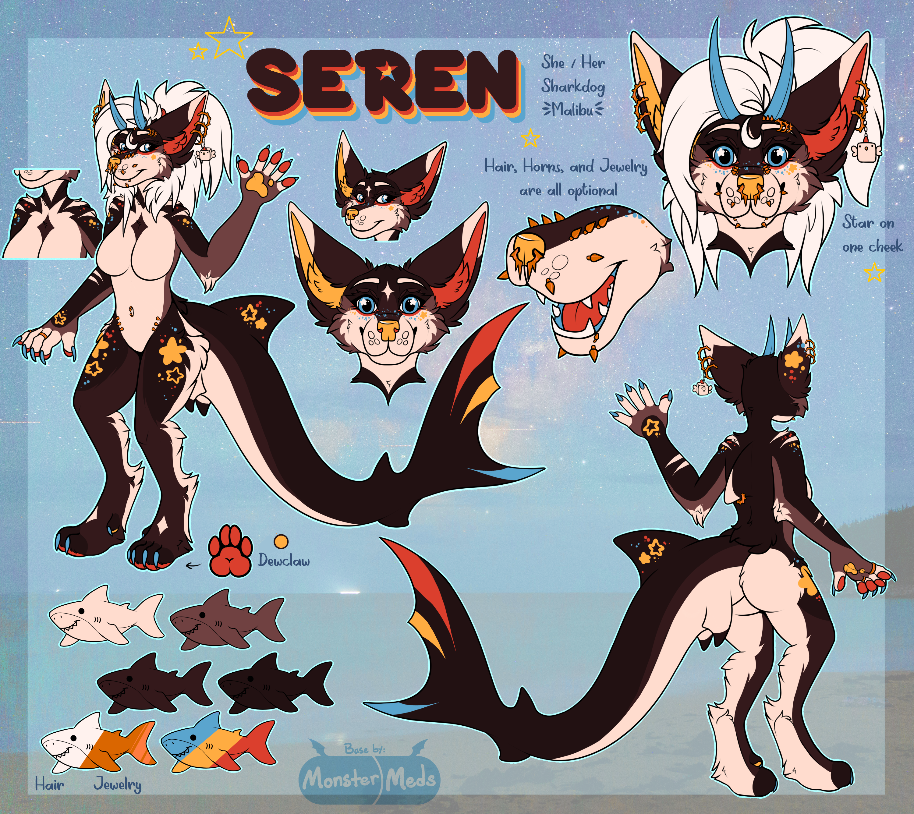 FREE Sturmwolf Malibu Art Reference Sheet Base
