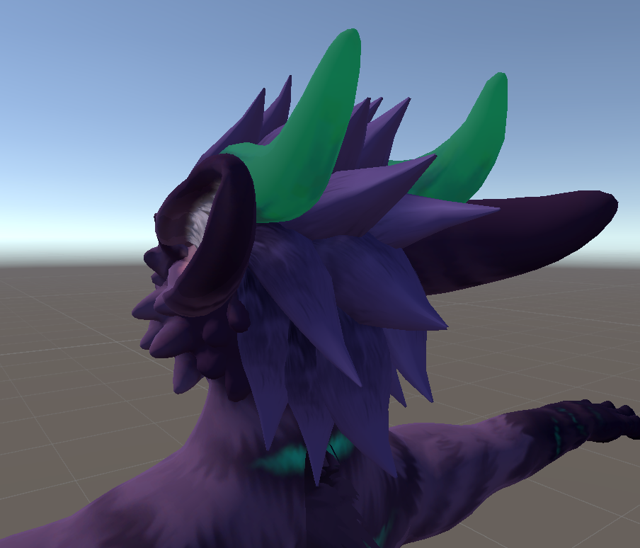 Moonfang - Simple Slicked Back Hair