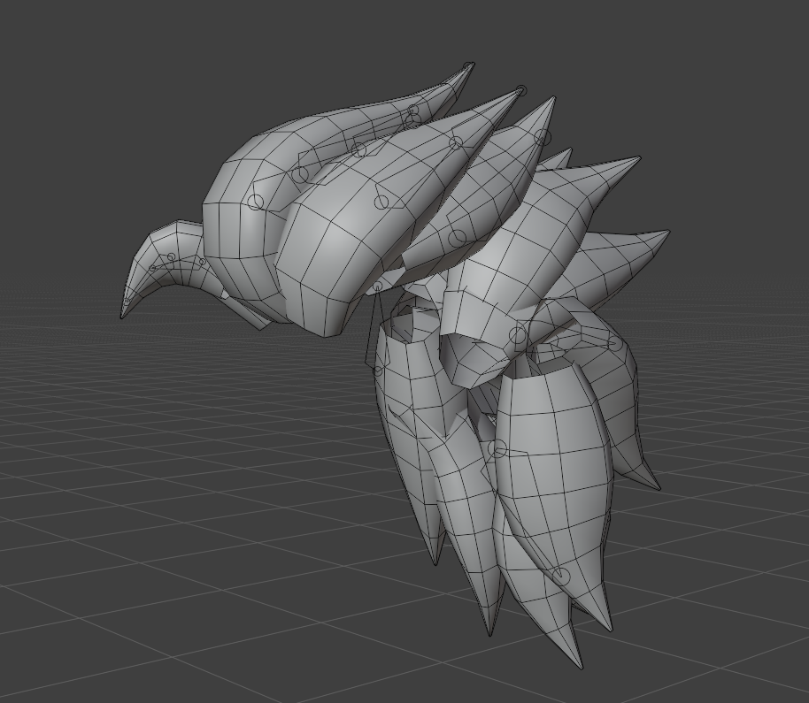 Moonfang - Simple Slicked Back Hair