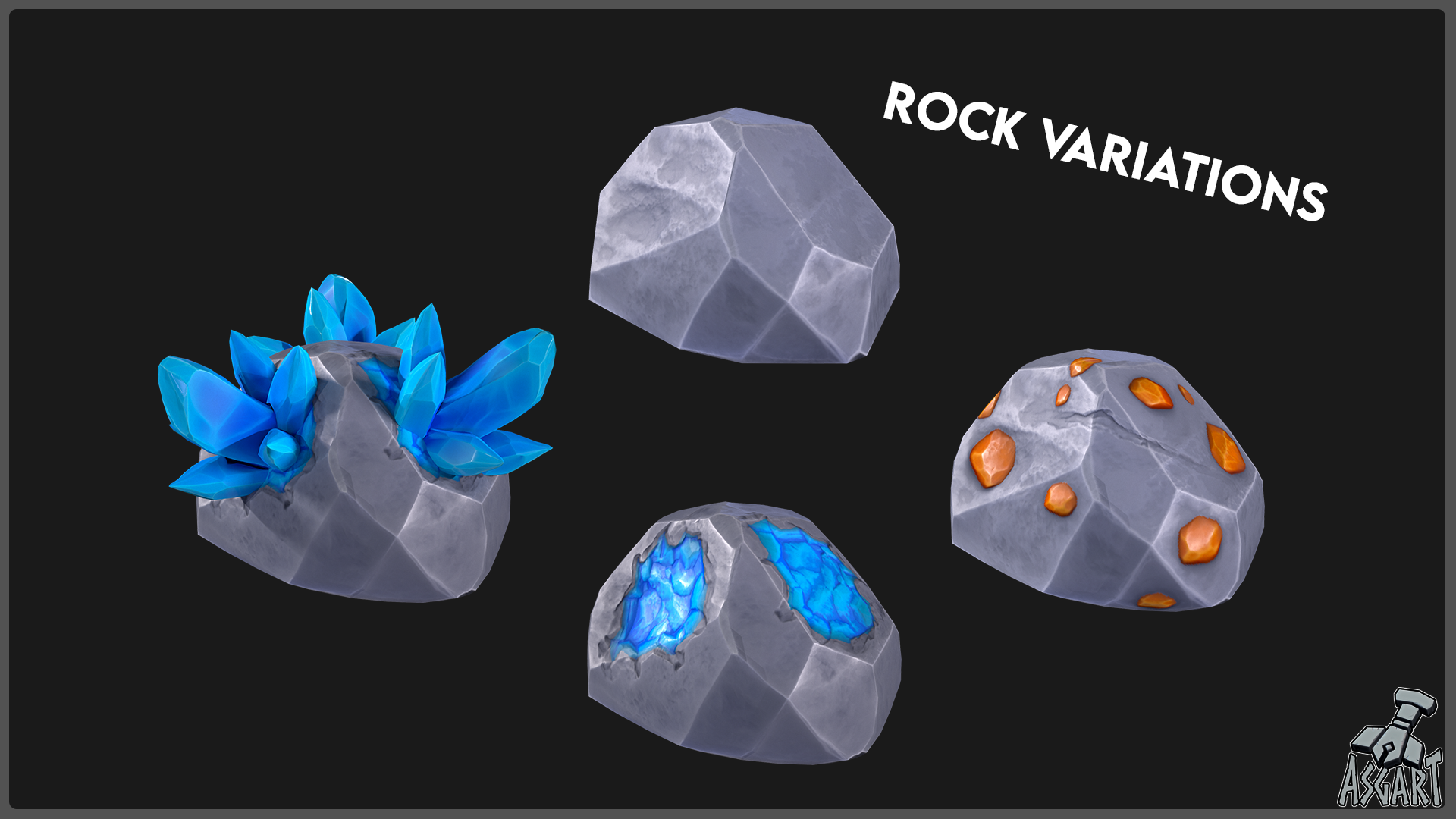 ⛏️ Stylized Mining Props | 3D Asset Pack ✨