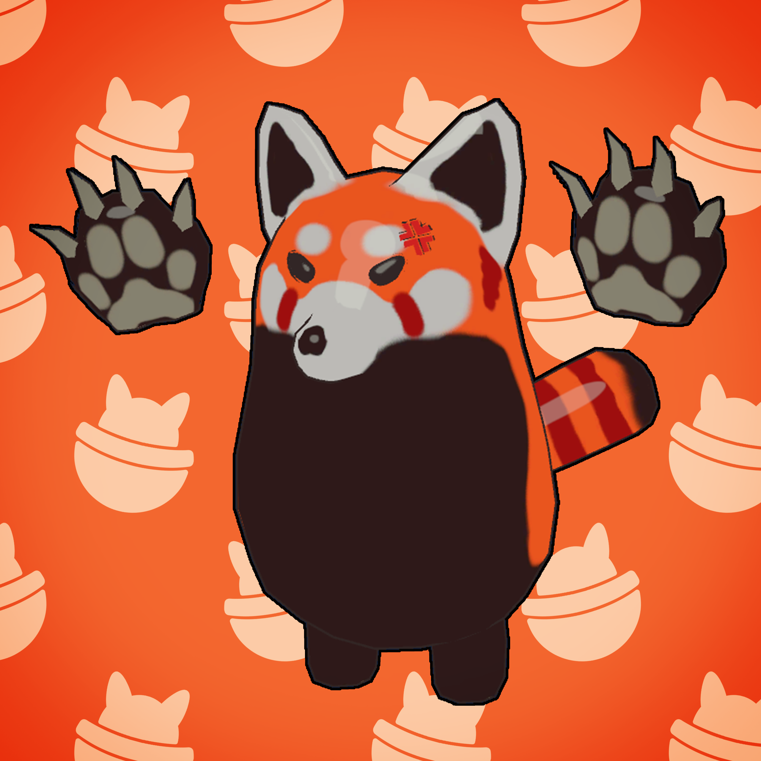 ๐ฆ Red Panda - PocketPal - 3D Character - VRChat Avatar