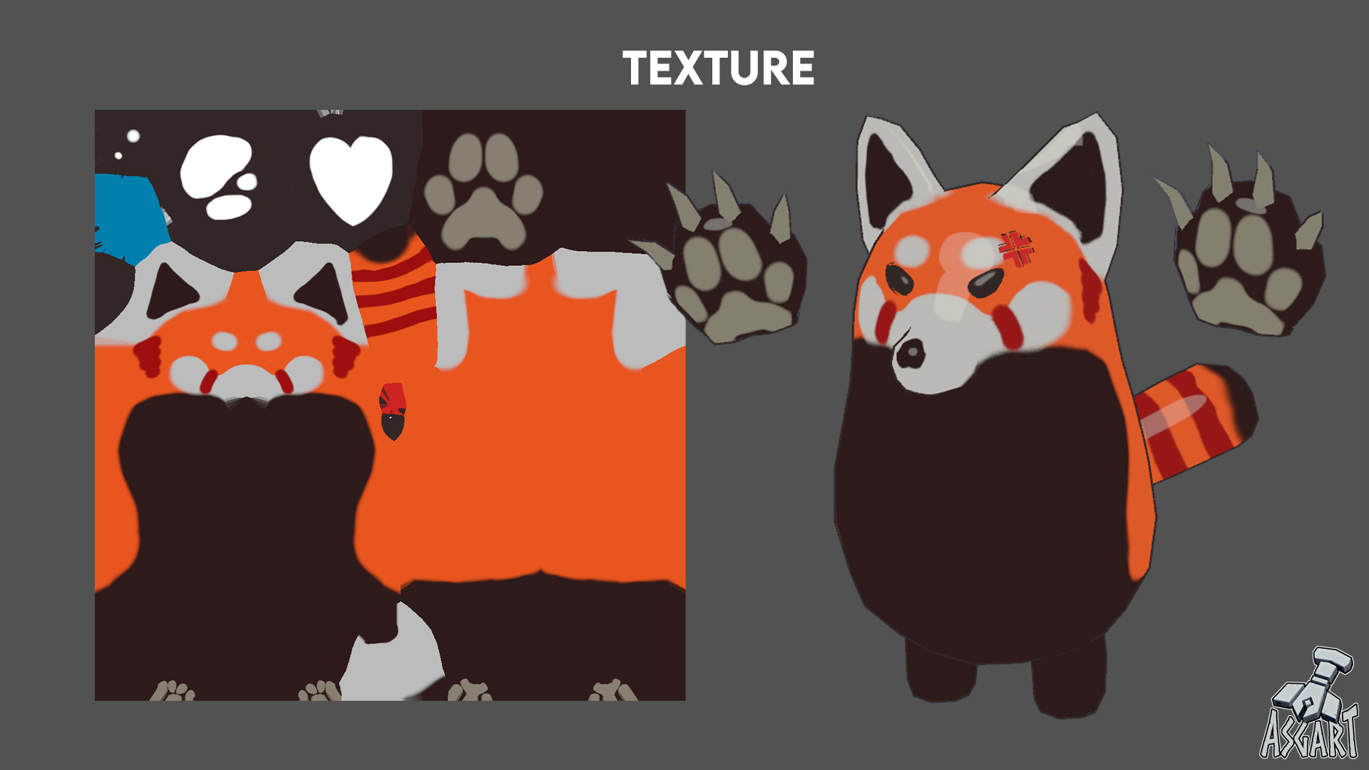 ๐ฆ Red Panda - PocketPal - 3D Character - VRChat Avatar