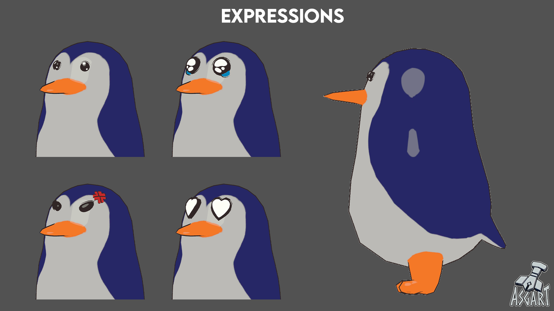 đ§ Penguin - PocketPal - 3D Character - VRChat Avatar