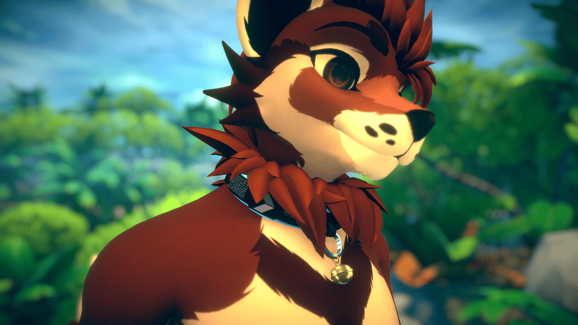 Fluffy Tech Collar