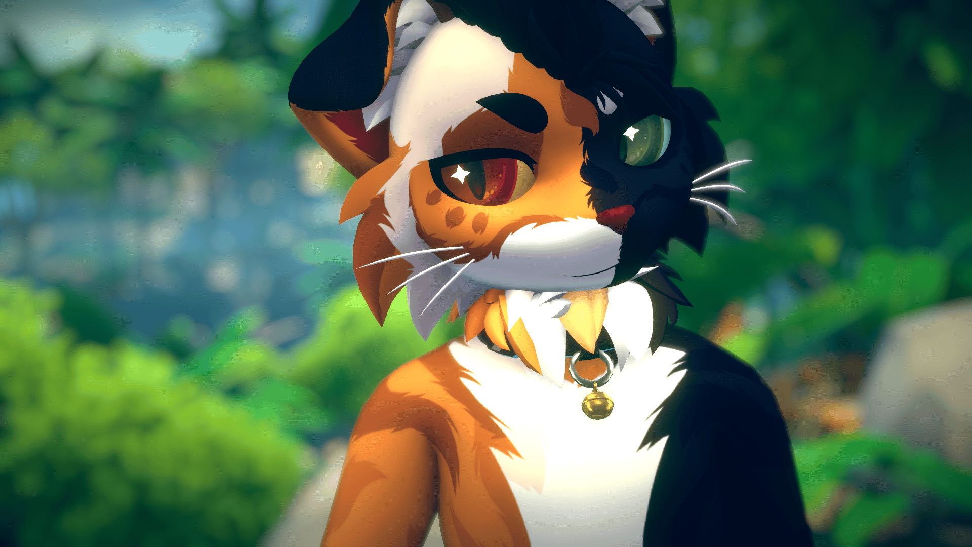 Fluffy Tech Collar