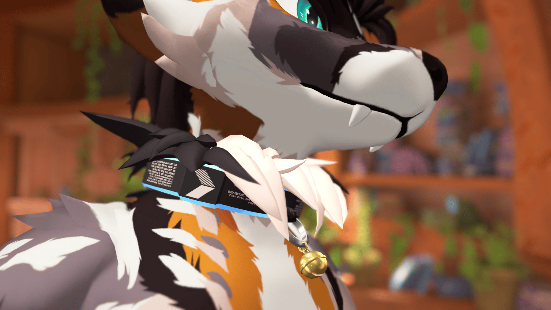 Fluffy Tech Collar