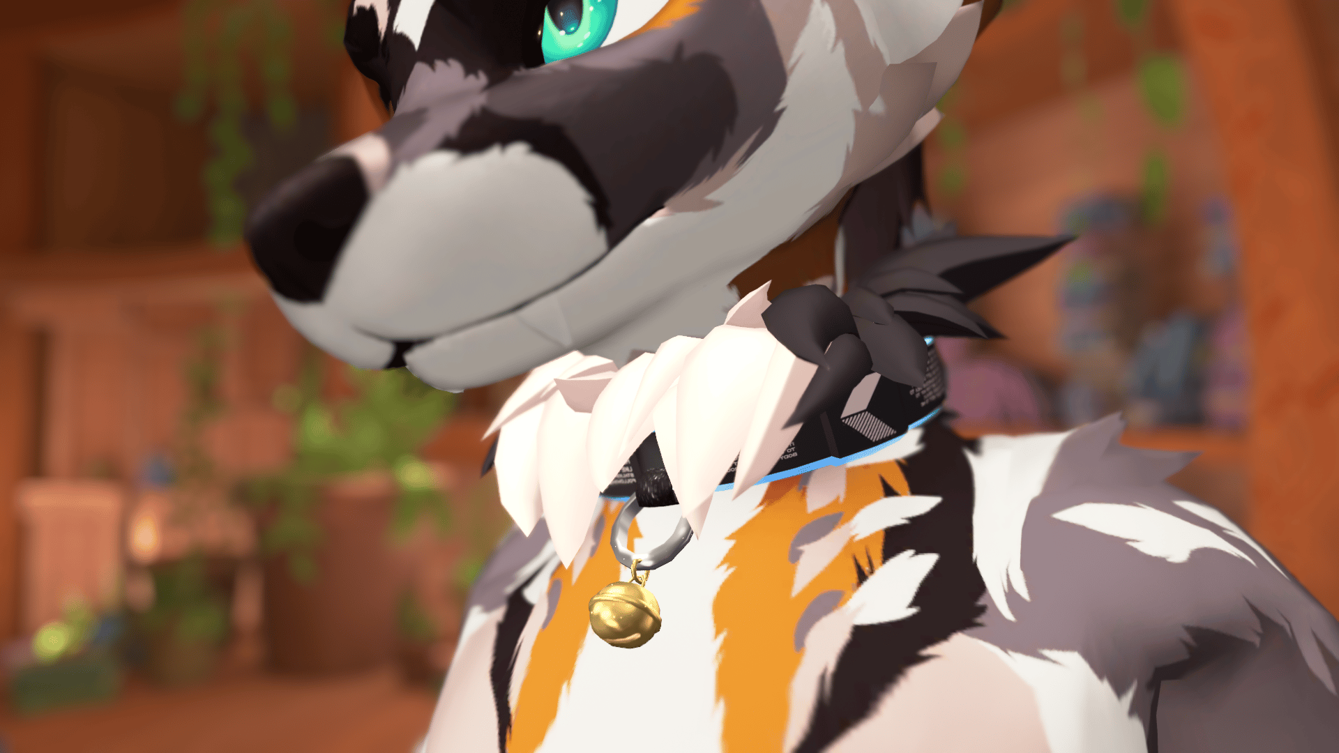 Fluffy Tech Collar