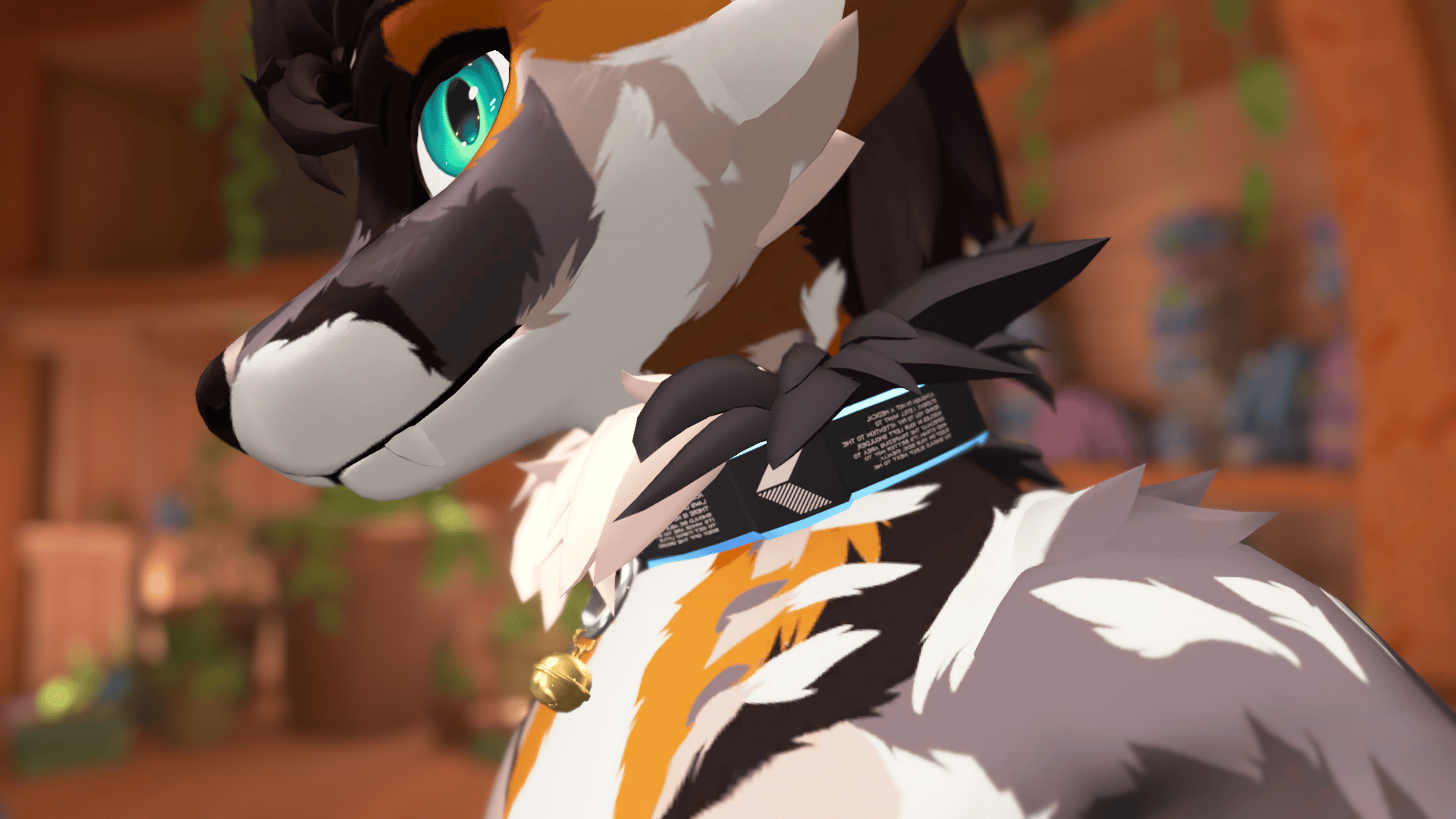 Fluffy Tech Collar