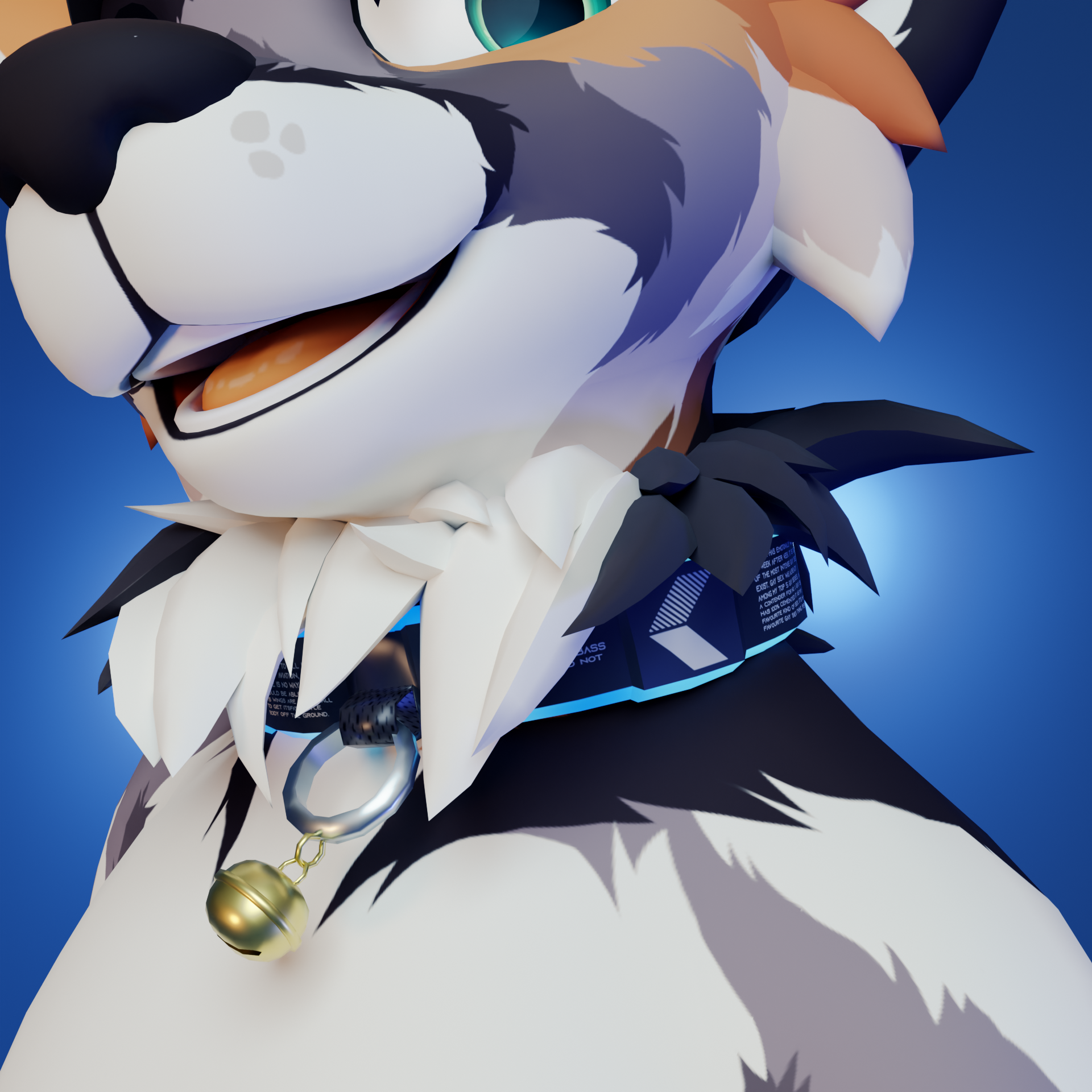 Fluffy Tech Collar