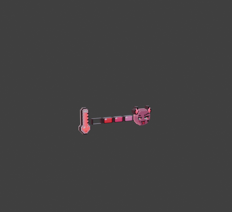 Devil Pixel Meter Pink