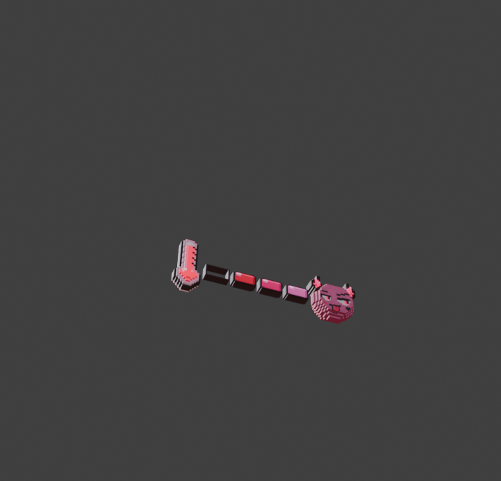 Devil Pixel Meter Pink