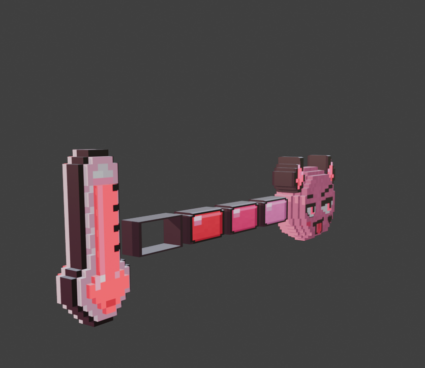 Devil Pixel Meter Pink