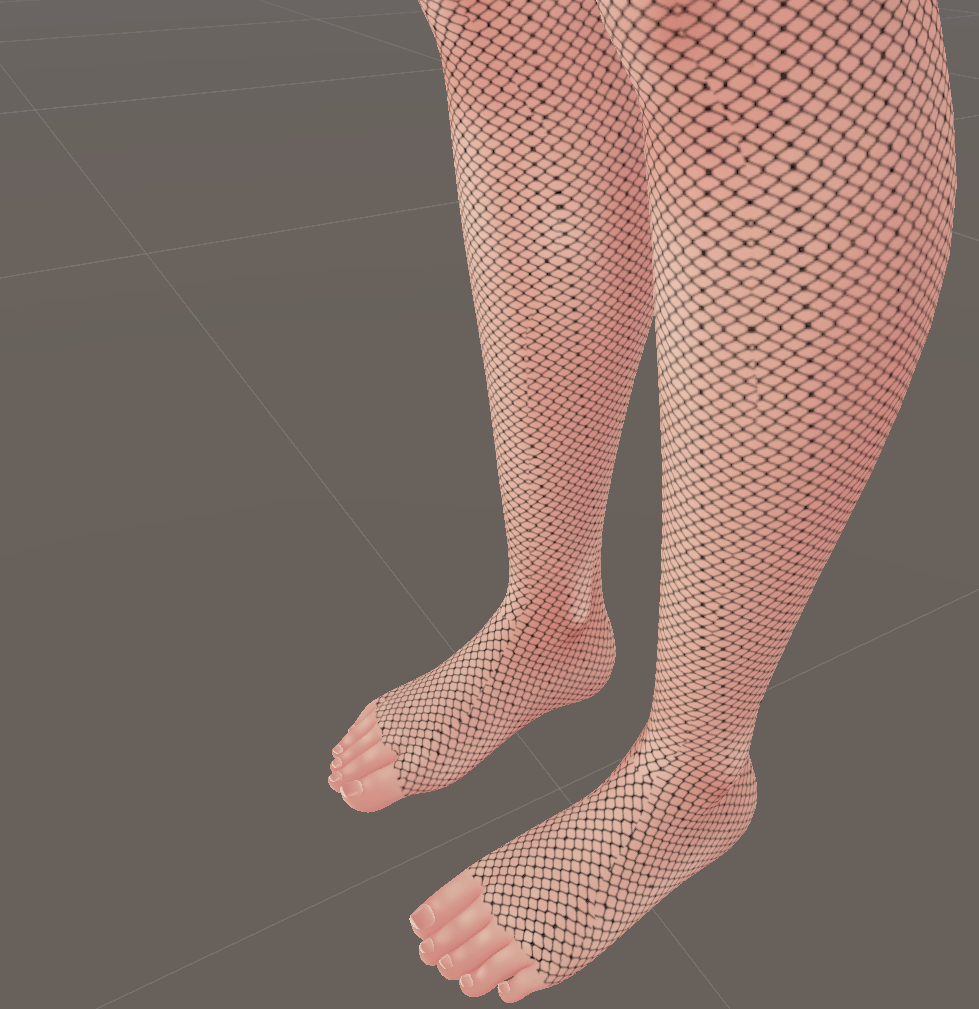 Fishnet leggings for VRBASE EGIRL