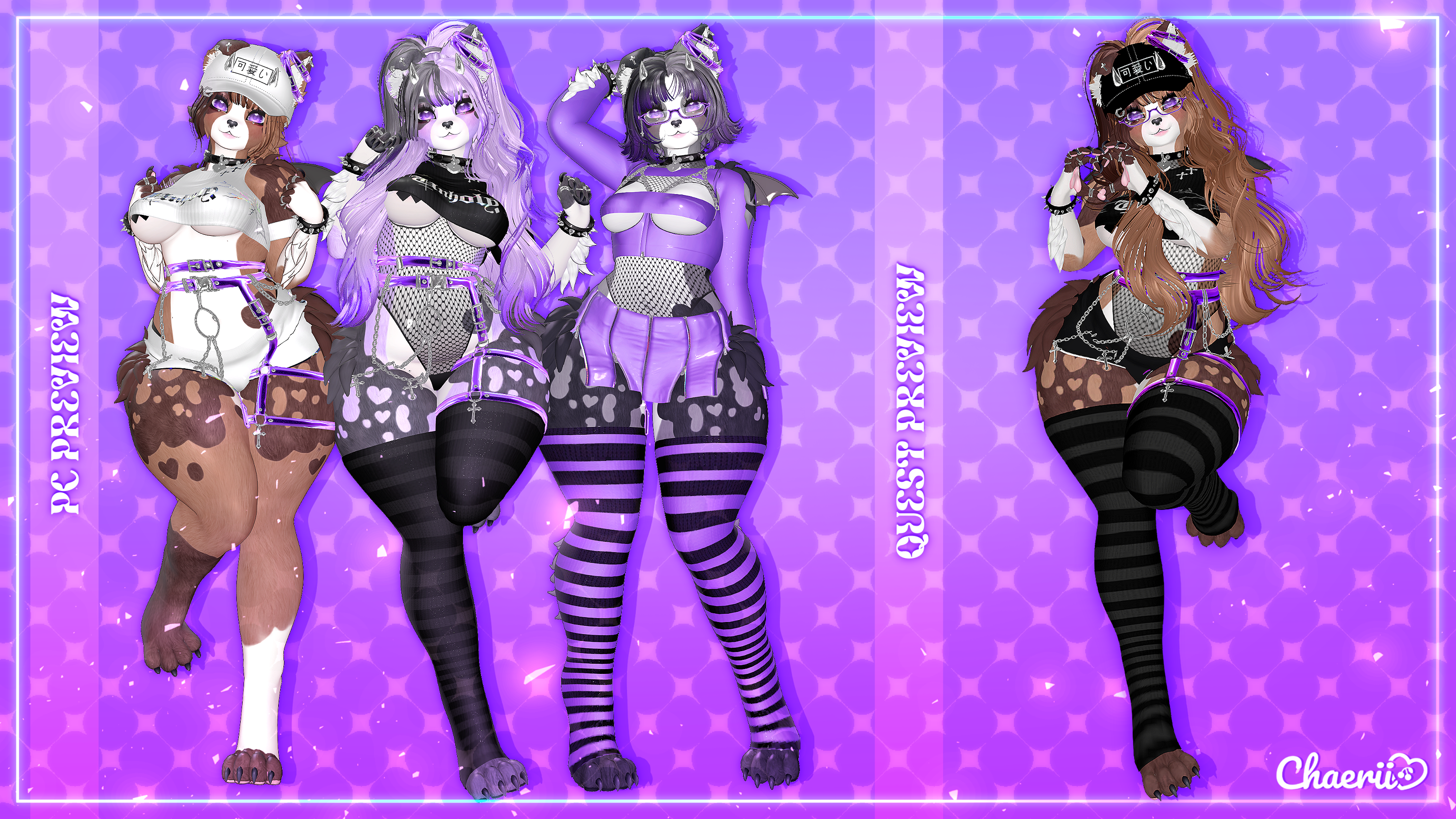 Mei by Chaerii 💗 VRCFT | PC & QUEST | Furry Avatar