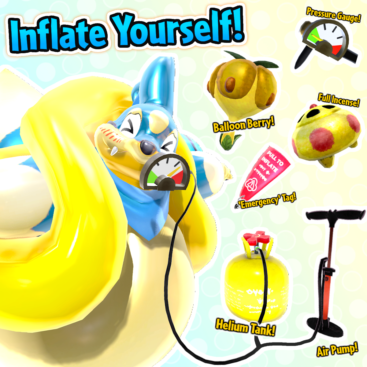 Inflatzel インフレーザル - Squeaky Otter Base Model !!