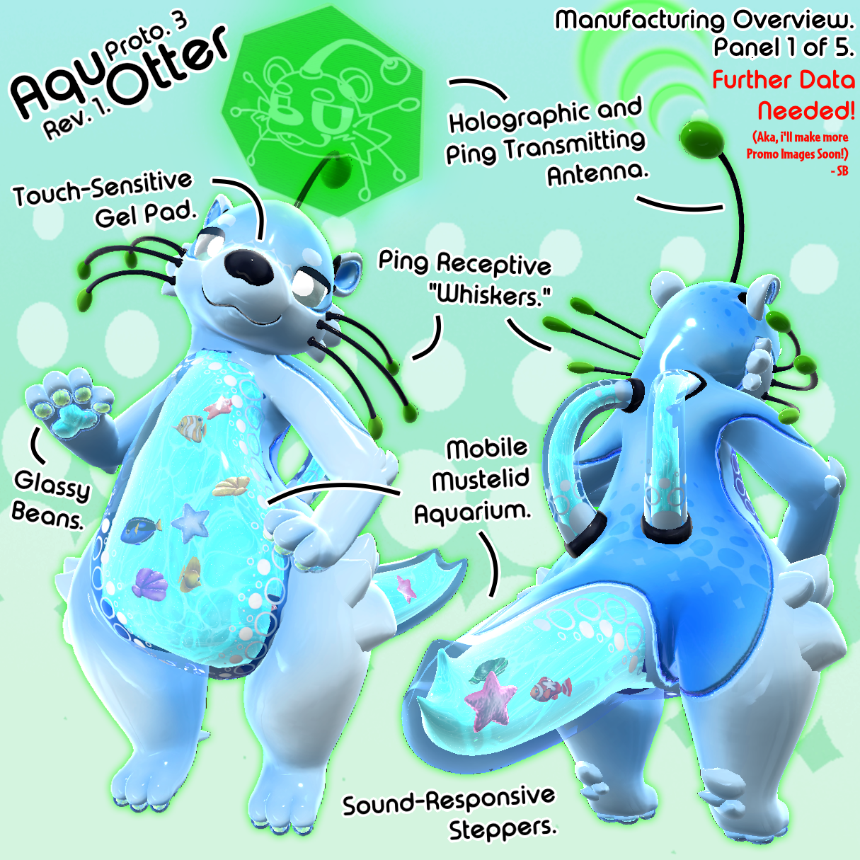 AquOtter - Aero Otter Robot Base Model~!!