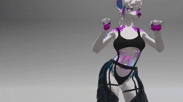 AtomikPowered - Chaps and Bodysuit for the Hyenid