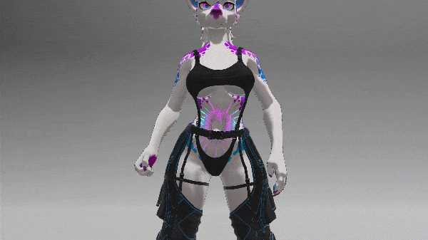 AtomikPowered - Chaps and Bodysuit for the Hyenid