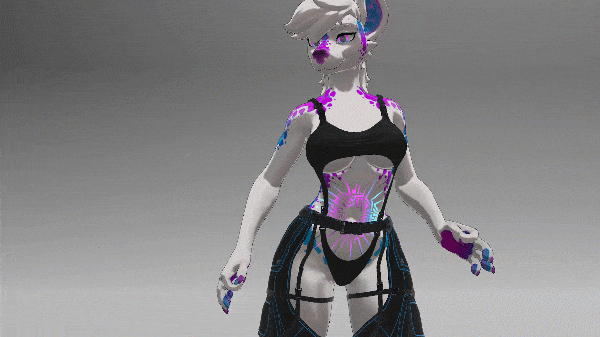 AtomikPowered - Chaps and Bodysuit for the Hyenid