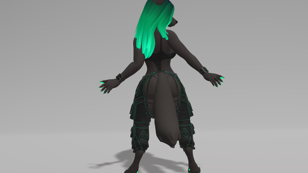 AtomikPowered - Rave Chaps and Bodysuit for Kudalyn Creations