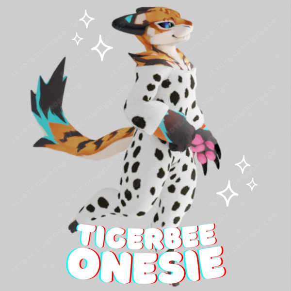 Tiger Bee Onesie (VRChat Avatar Accessory)