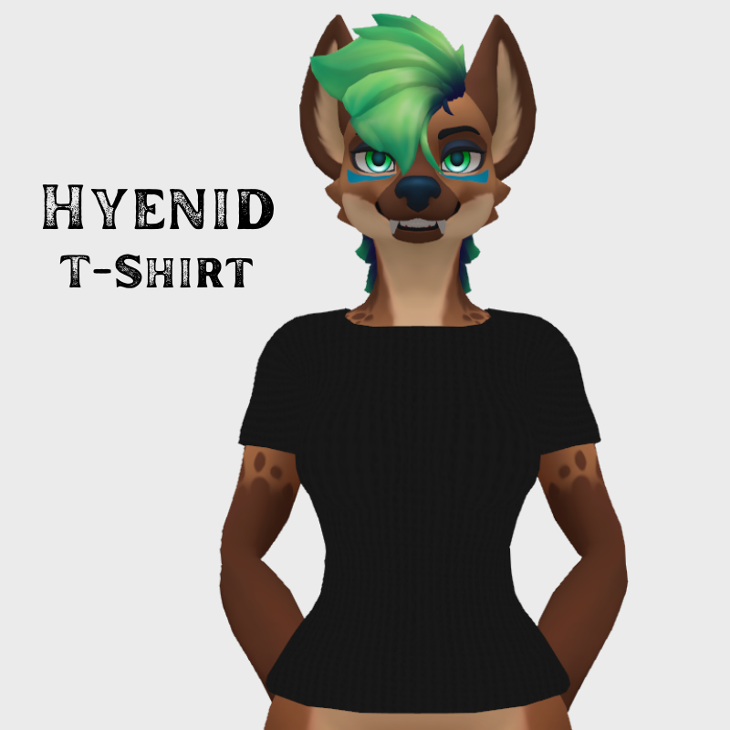 Hyenid T-Shirt (VRChat Avatar Accessory)