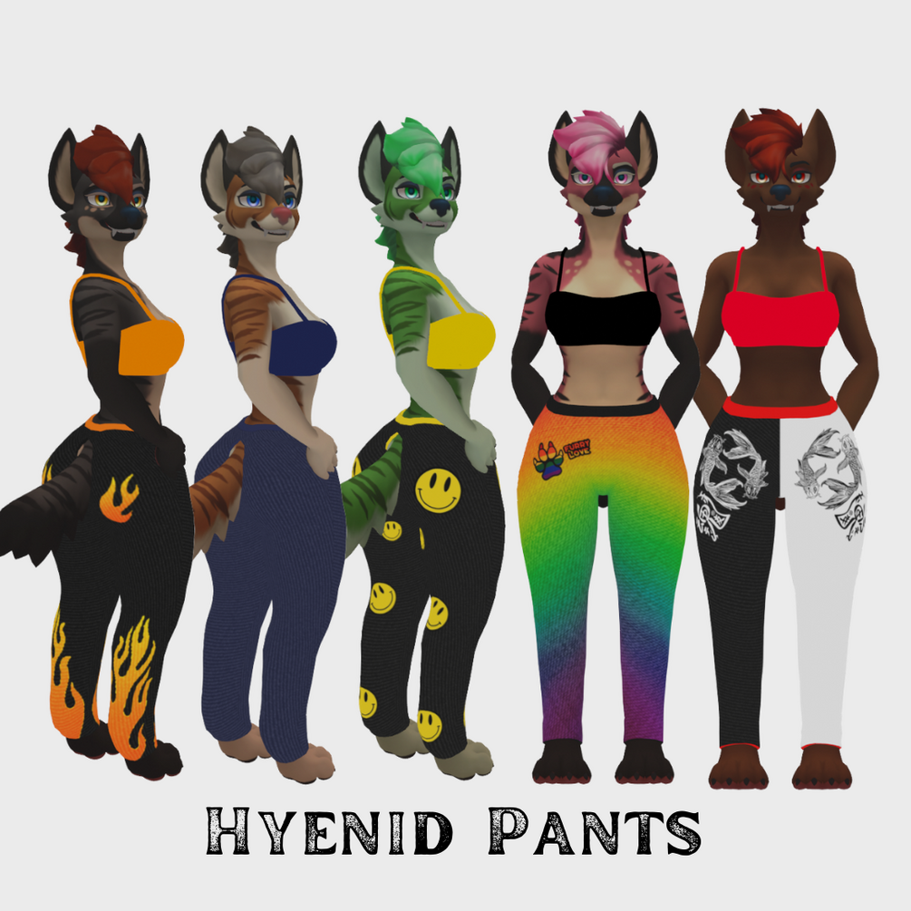 Hyenid Pants (VRChat Avatar Accessory)