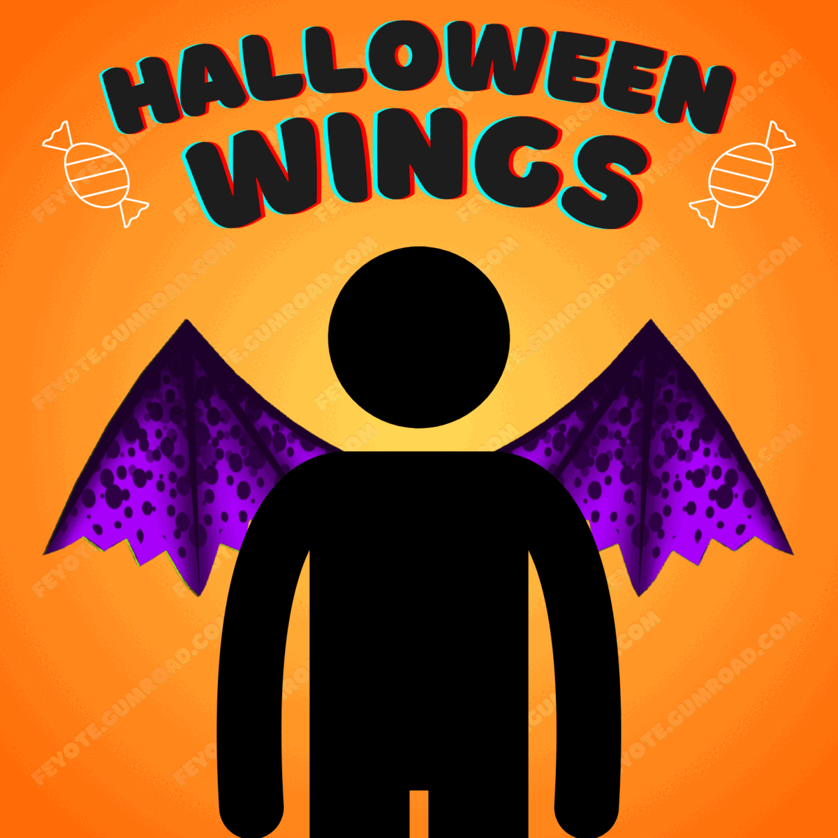 ððŠ Spooky Halloween Wings ðŠð (VRChat Avatar Accessory)