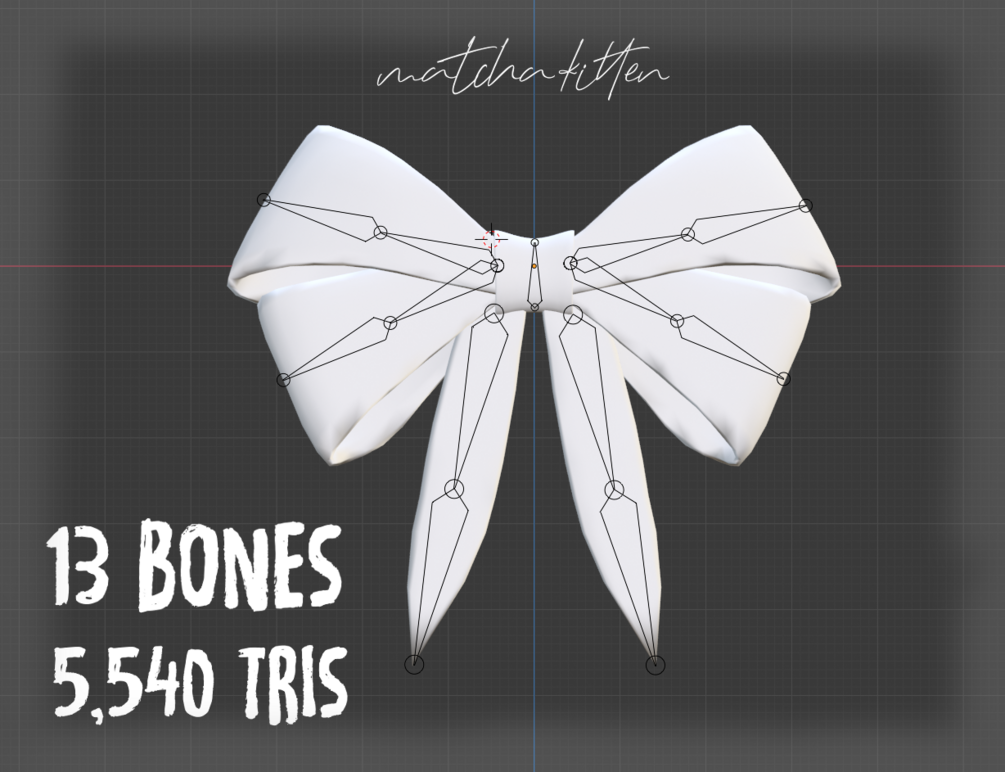 ð Simple Bow ð (VRChat Avatar Accessory)