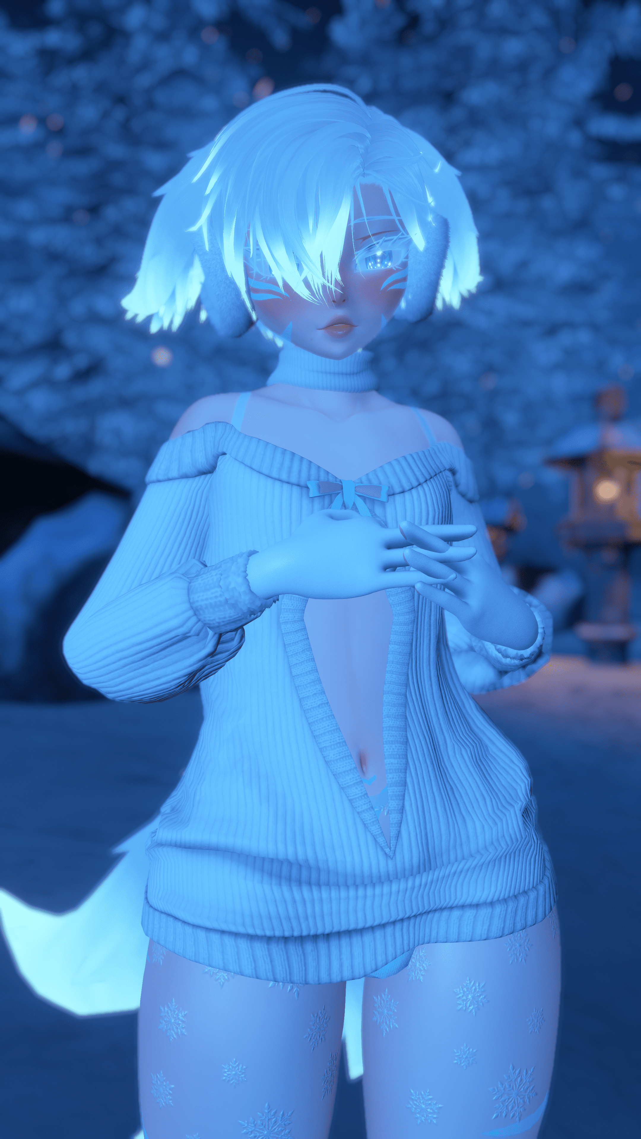 Kori | VRChat Snow Kitsune Femboy