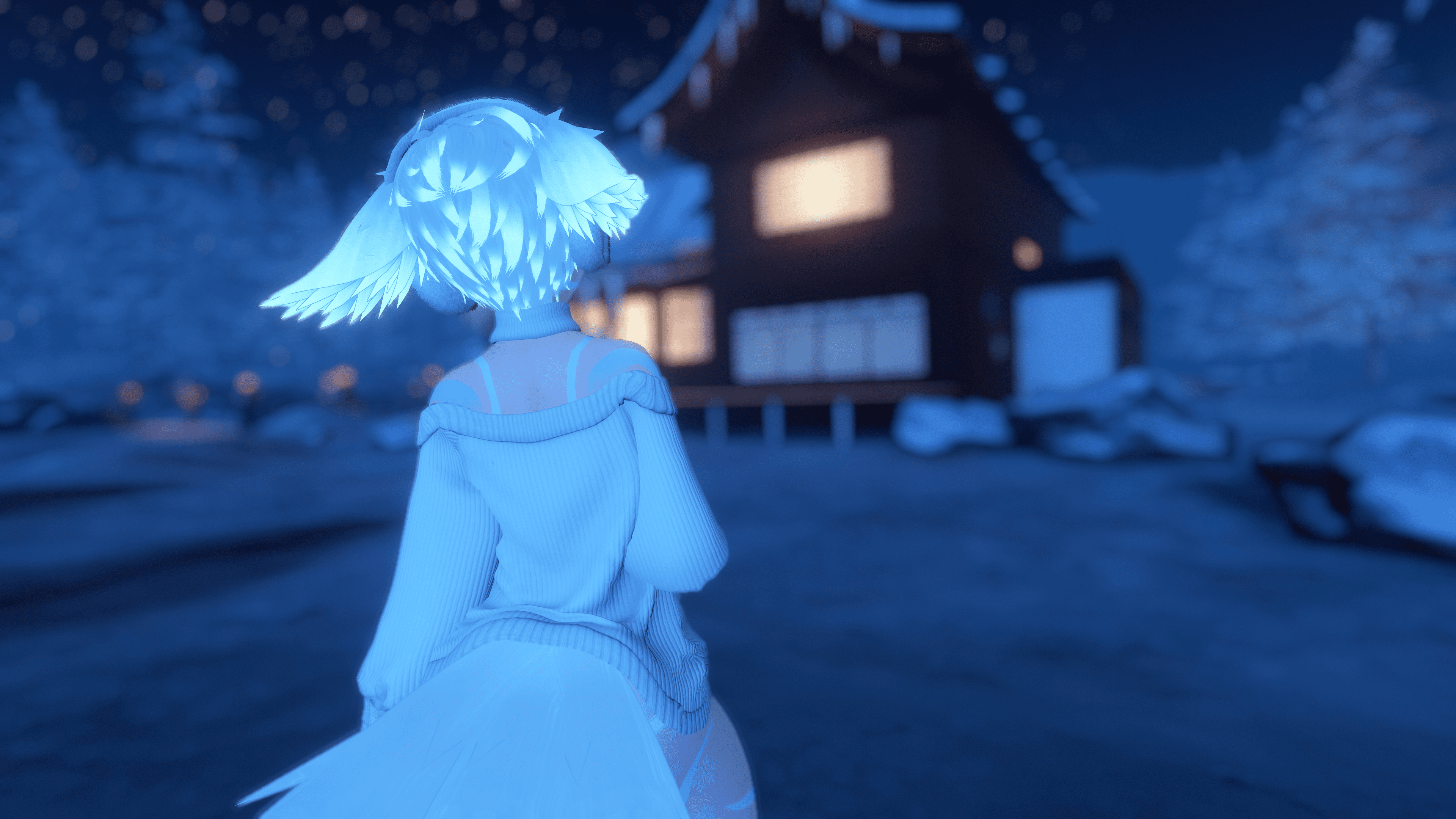 Kori | VRChat Snow Kitsune Femboy