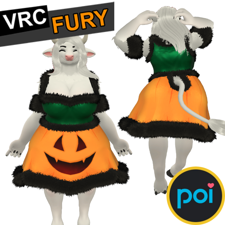 Pumpkin Moo Dress Retexture 