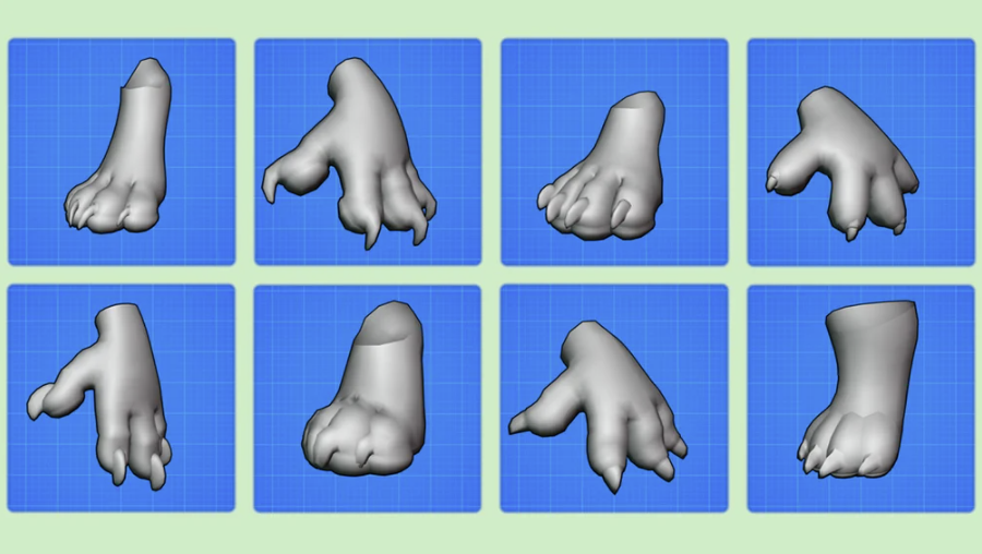 Paw Set (With DEF Rig)