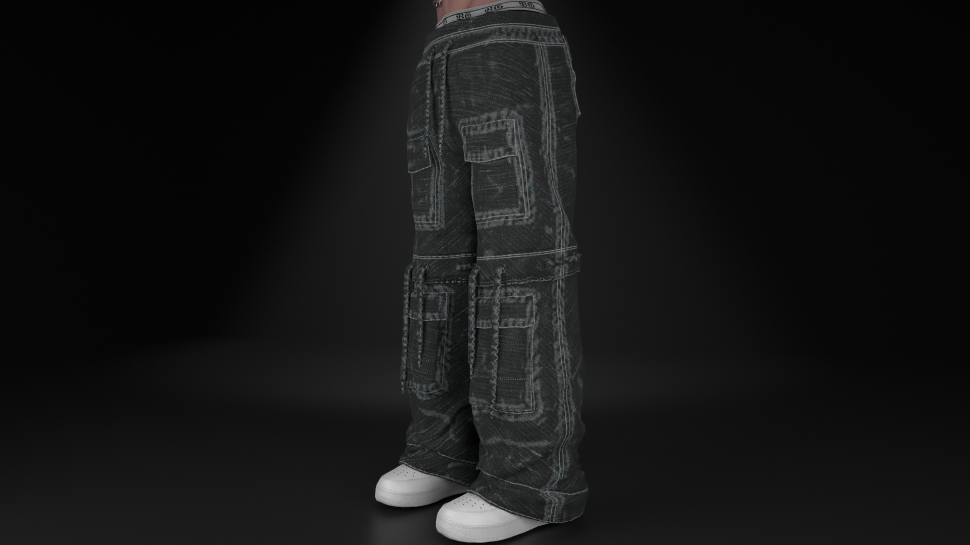 Baggy Rope Jeans