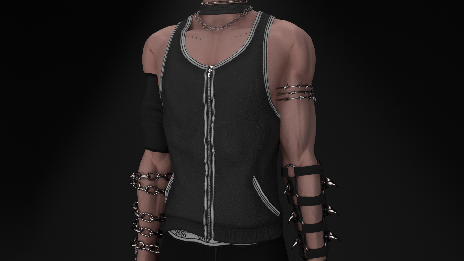 Zipped Tanktop