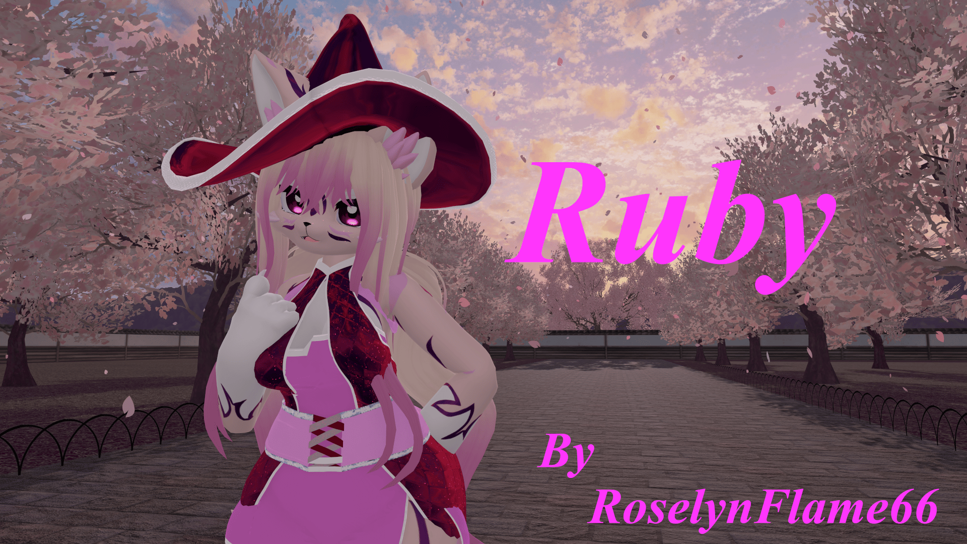 (FaceTracking) (Quest) Ruby and Amethyst Deira VRChat Furry Avatars