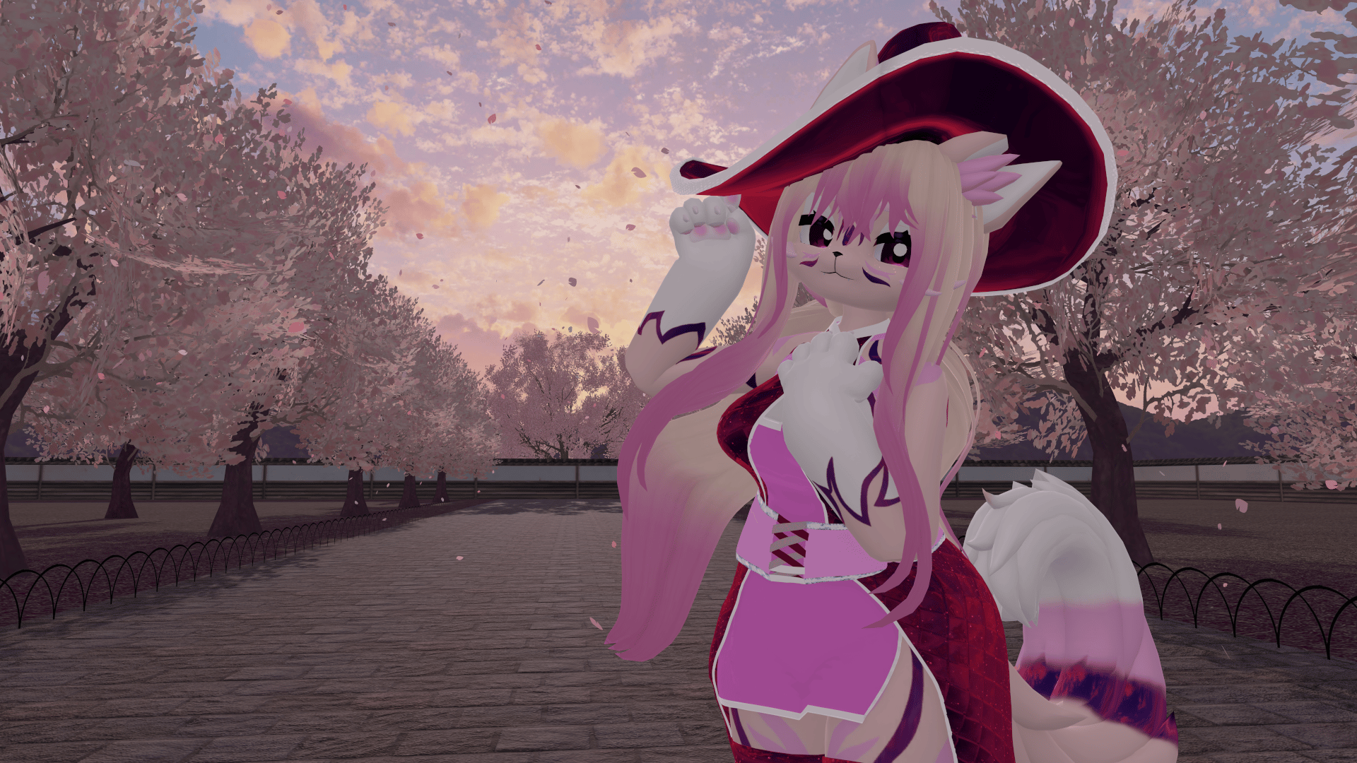 (FaceTracking) (Quest) Ruby and Amethyst Deira VRChat Furry Avatars