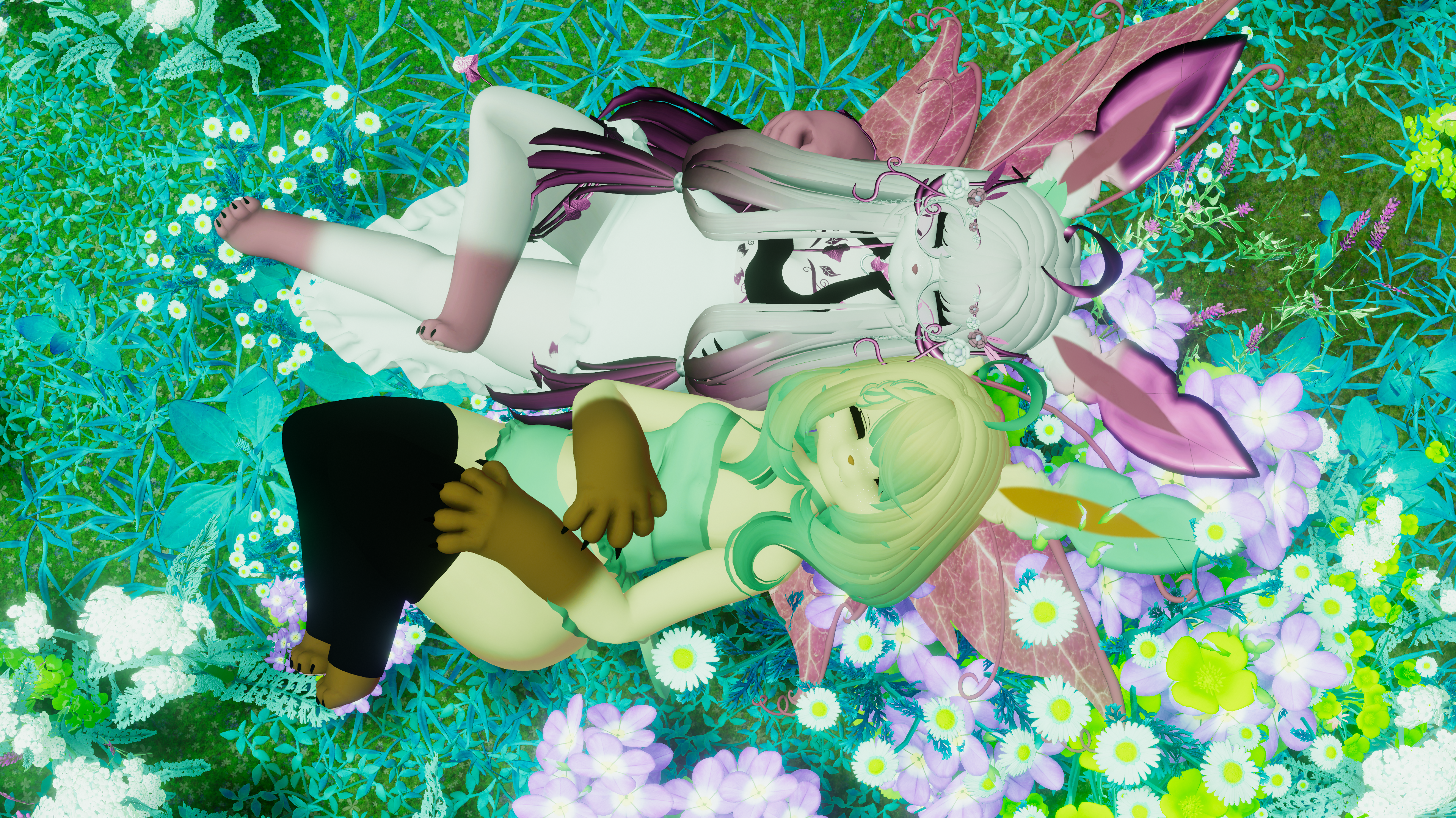 (Facetracking) Leafia the Nature Canine Deira VRChat Avatar (Quest Compatible)