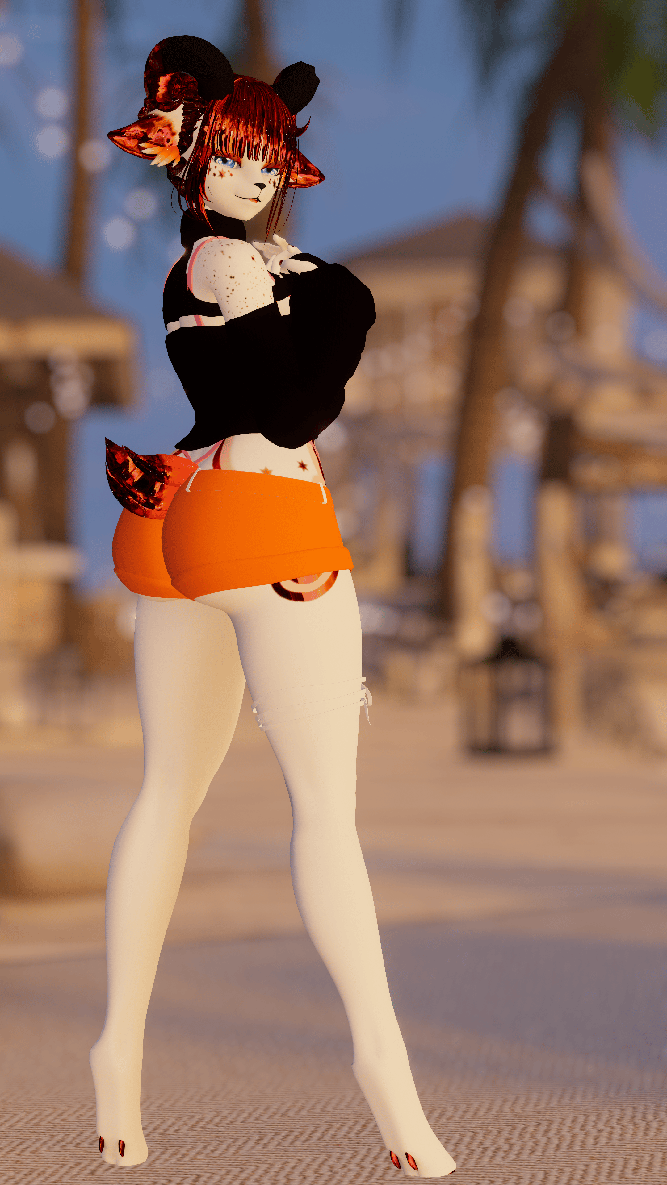 18+ only! Dana the Sleepy Sheep/Deer Furality Somna VRChat Avatar