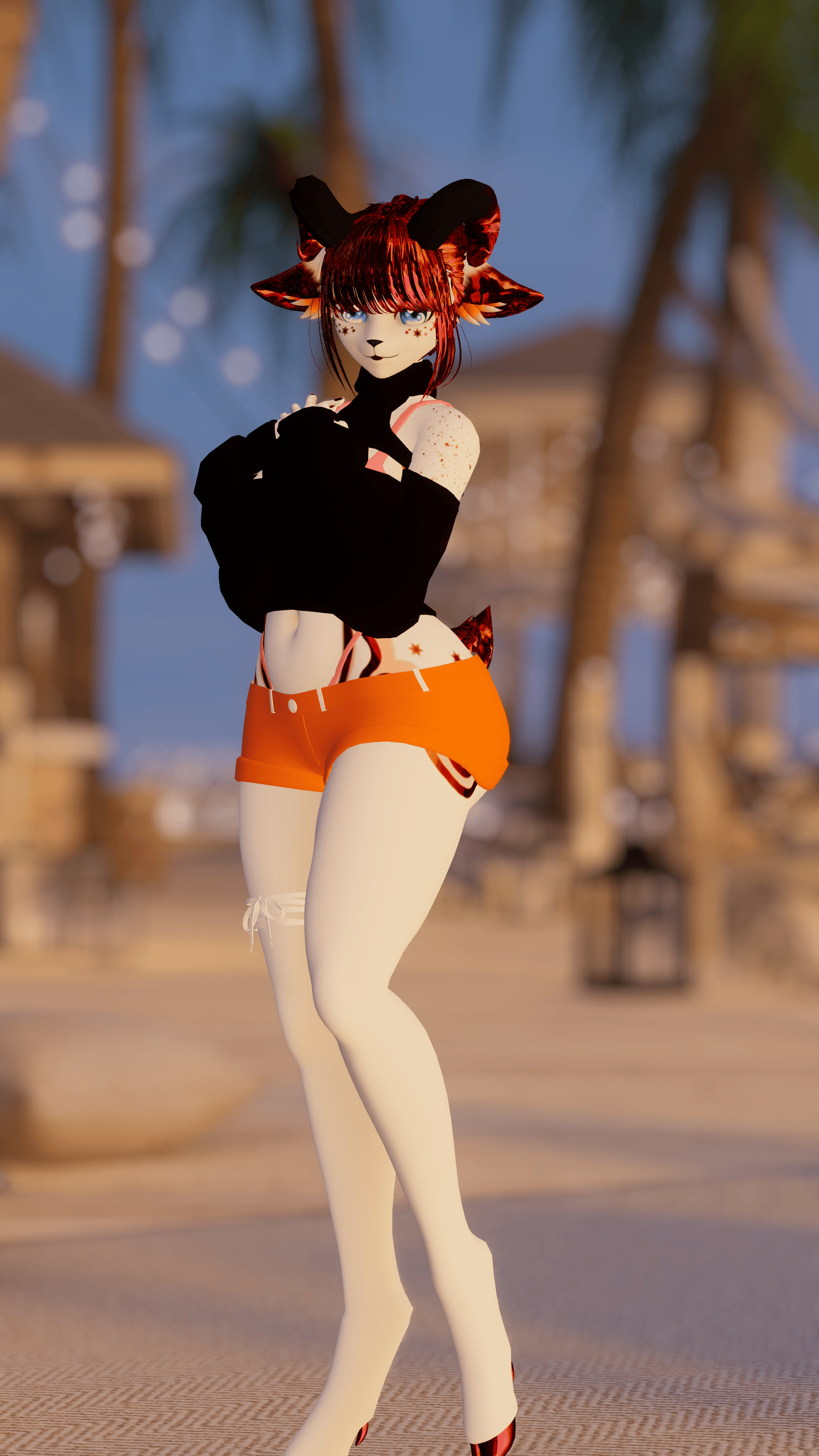 18+ only! Dana the Sleepy Sheep/Deer Furality Somna VRChat Avatar