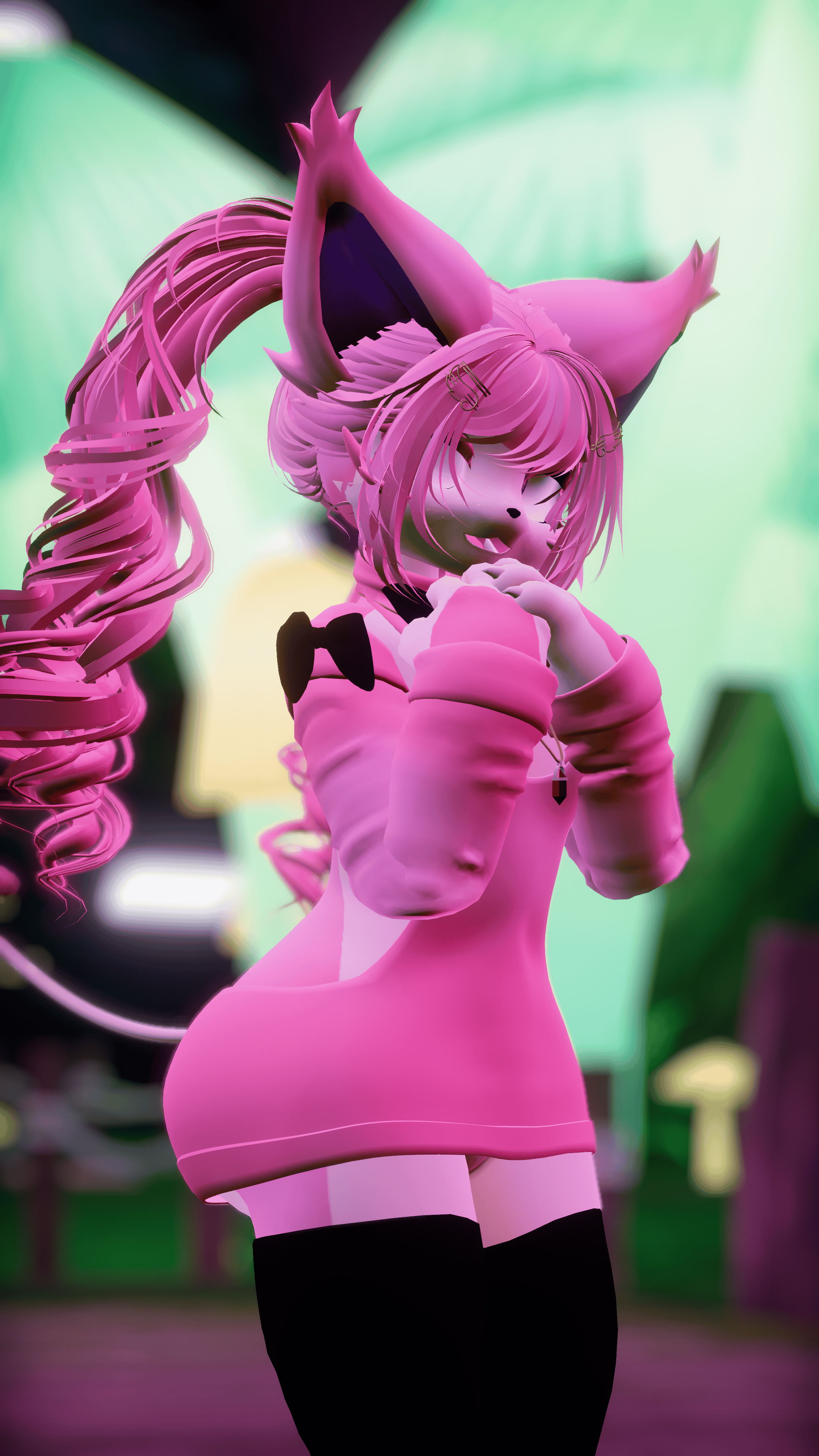 18+ (Facetracking) Kitti the Cat Deira VRChat Avatar