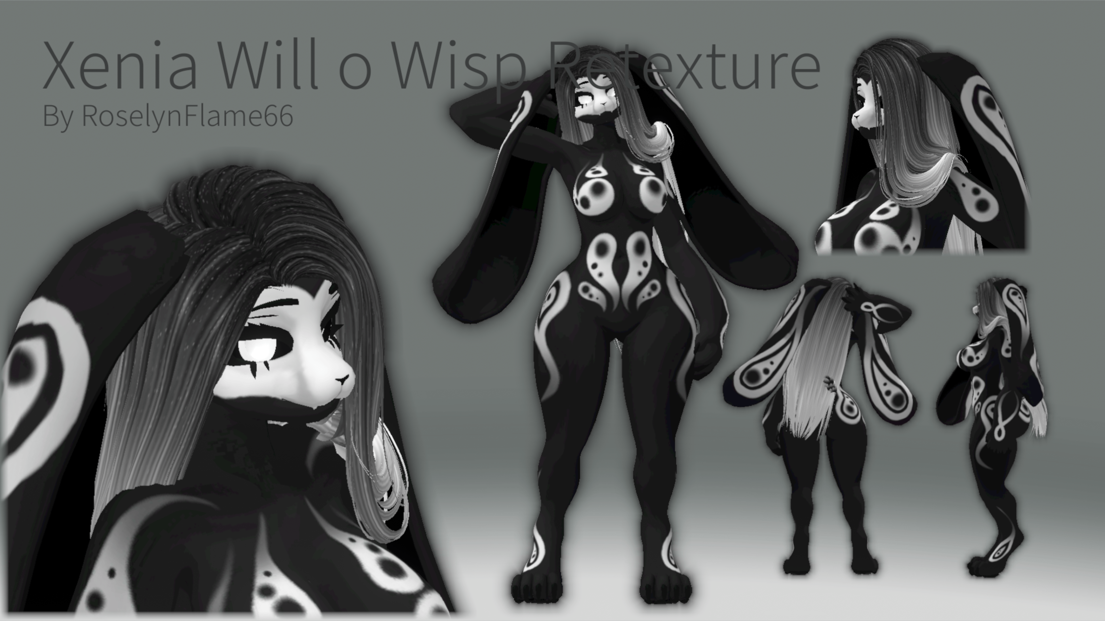 Xenia the Witch Bunny Will O Wisp RETEXTURE